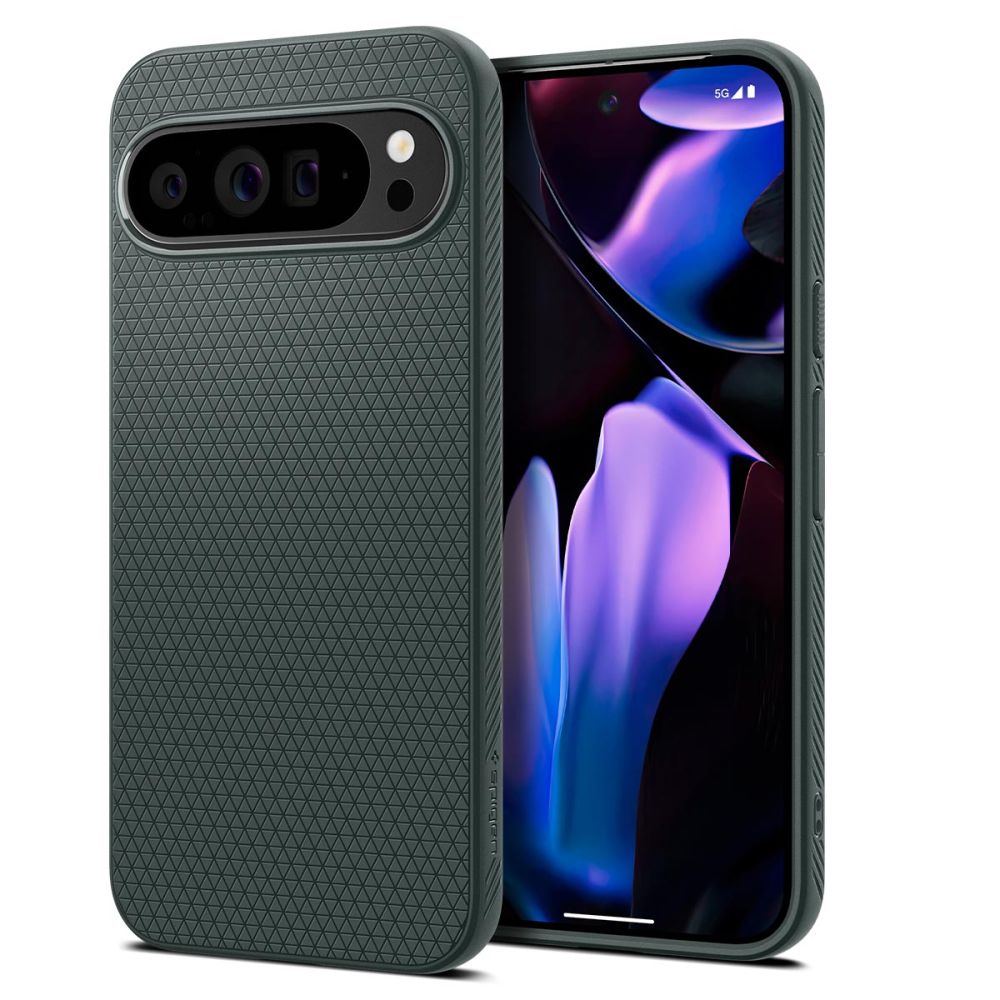 Carcasa Spigen Liquid Air compatibila cu Google Pixel 9 Pro XL Green