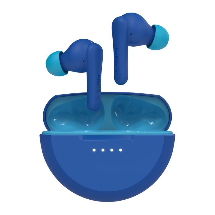 Casti Wireless Belkin Soundform Nano2 pentru Copii, Bluetooth, Albastru