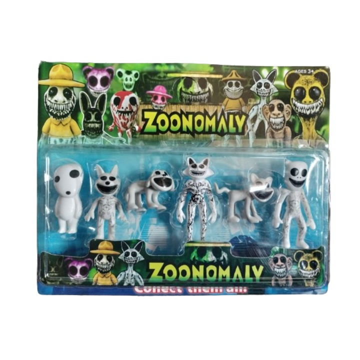 Victiny figurából álló készlet, 6 db zoonomy, 5 cm / 7 cm / 9 cm