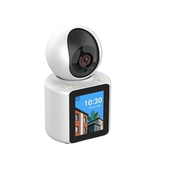 Камера за видео-аудио наблюдение VICTINY® Wi-Fi Интелигентна, за деца/възрастни/бавачка, бяла, Full HD 1080P
