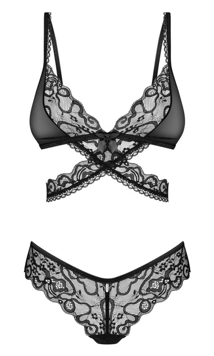 Szexi női fehérnemű, Obsessive, poliamid, fekete