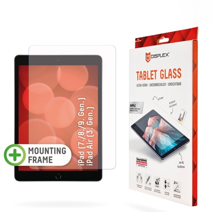 Fólia iPad 10,2"-hez (2019/2020/2021) / iPad Air 10.5 2019 - Displex táblagépüveg - átlátszó