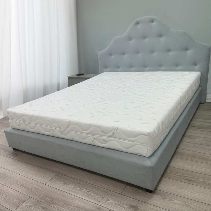 Best Sleep Senses Aloe Vera, Ortopéd Matrac 70x200x20 cm, 14 + 6 Memória, Hipoallergén, Antibakteriális, Megfordítható, Szellőzőrendszer