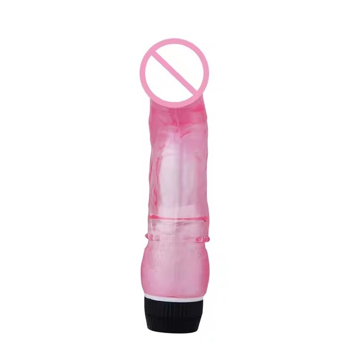 Vibrator pentru femei, Vibratie, Masaj G-Spot, Jucarie Sexuala pentru Placere Intensa, ROZ Dildo, silicon pentru stimulator clitoris la punctul G pentru Doamne