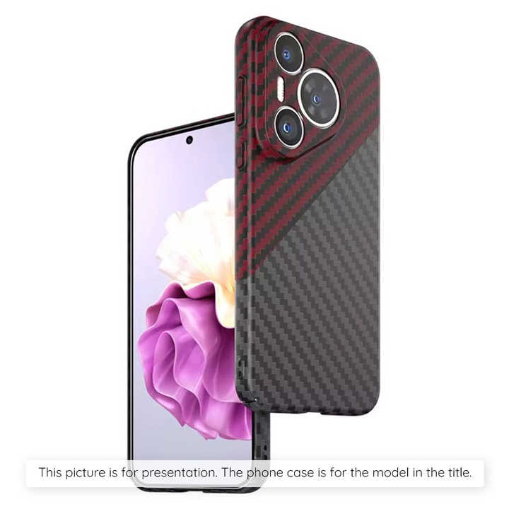 fixGuard Carbonite FiberShell tok Xiaomi Redmi 13C 4G / 13C 5G / Poco M6 / C65 készülékhez - Red Vortex
