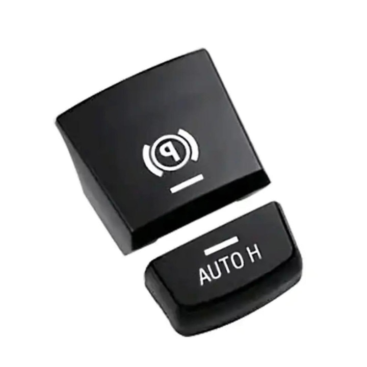 Kézifék gomb, Auto H, BMW F07, F06, F01, F04, F02, F10, F11, F12,FL, fekete