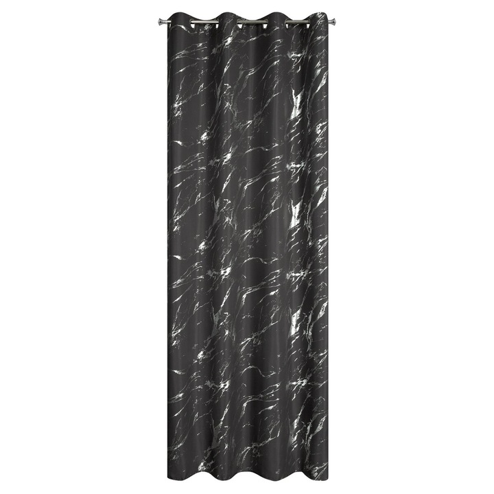 Перде ЛАНИ 140 х 250 см халки Eurofirany сиво