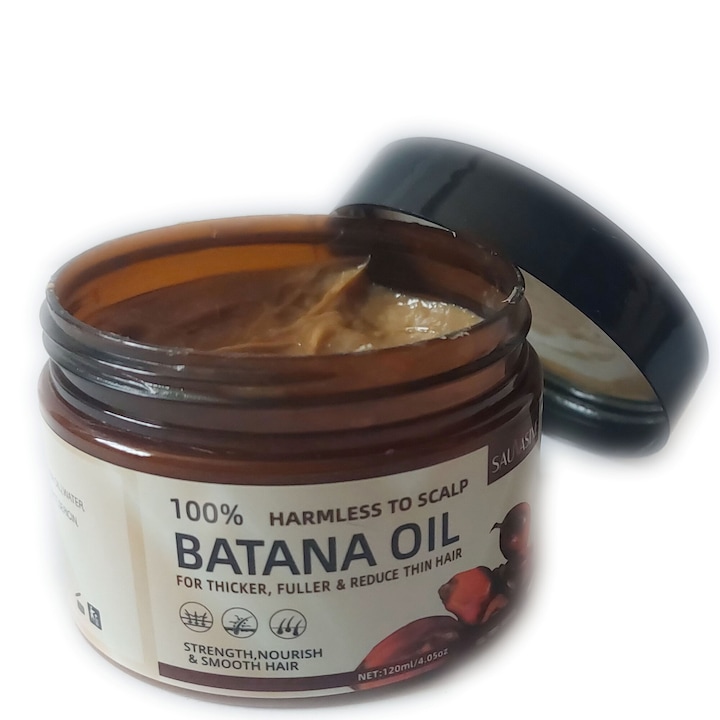 Маска за коса, SAUVASINE, органично масло от батана, за растеж и регенерация на косата, унисекс, разградена