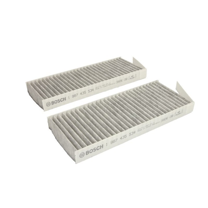 2 db kabinszűrő készlet BOSCH aktívszén-kompatibilis Renault Latitude-val