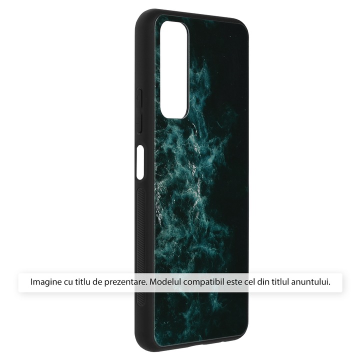 Кейс за Honor Magic7 Lite/X9c, D31, поликарбонат, синя мъглявина