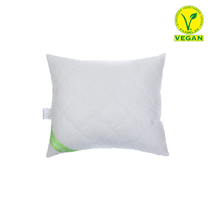 Perna Poldaun, antialergica, bambus, 50x60cm, alb