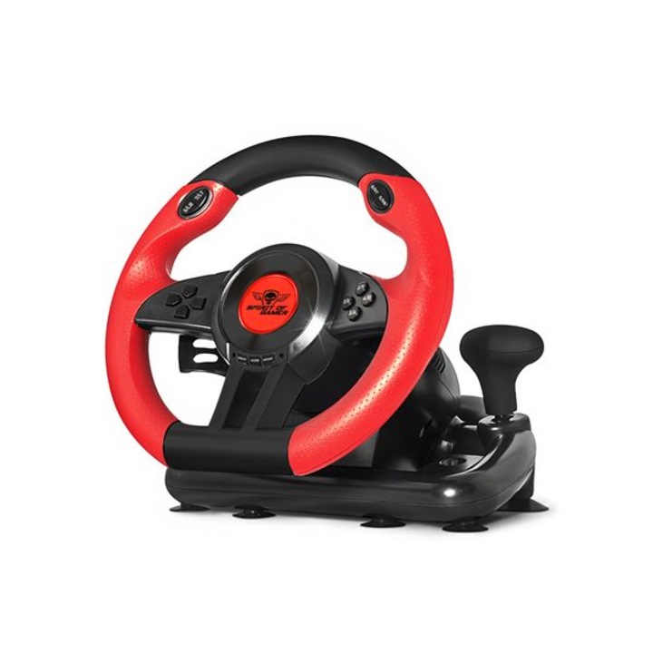 Spirit Of Gamer Wheel Pro 1 USB Kormány Black/Red, 239585, Kormány