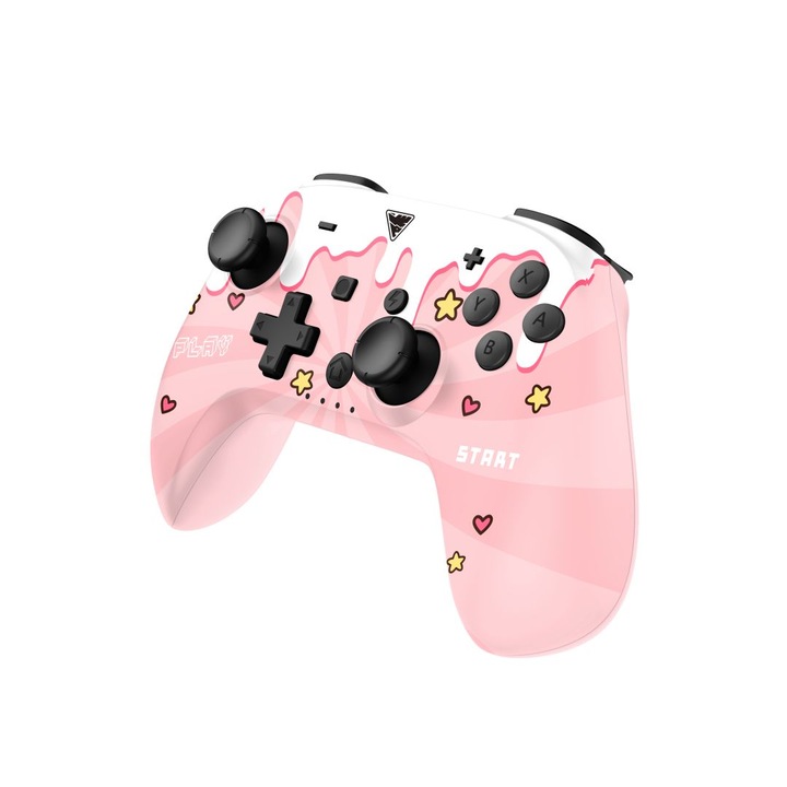 Dragonshock PopTop Compact Wireless Controller for Switch Sweet Pink, 233177, Gamepad