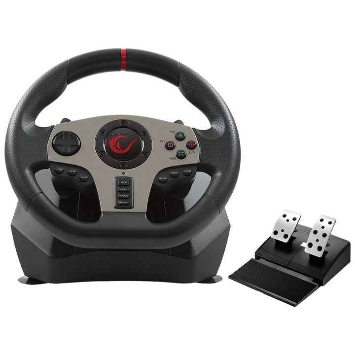 Rampage V900-S USB Kormány Black, 191097, Kormány