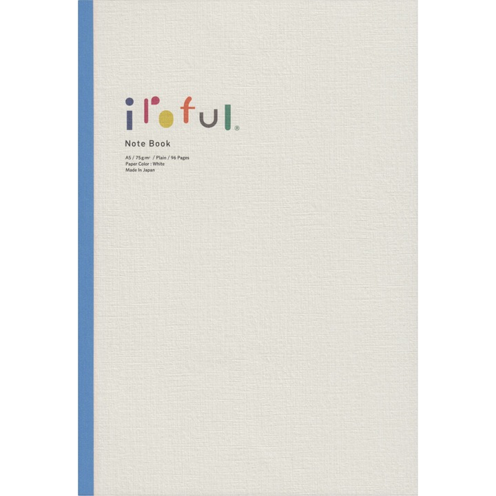 Caiet A5 Iroful Notebook - Ivory Plain, velin - 96 pagini 75 g/mp