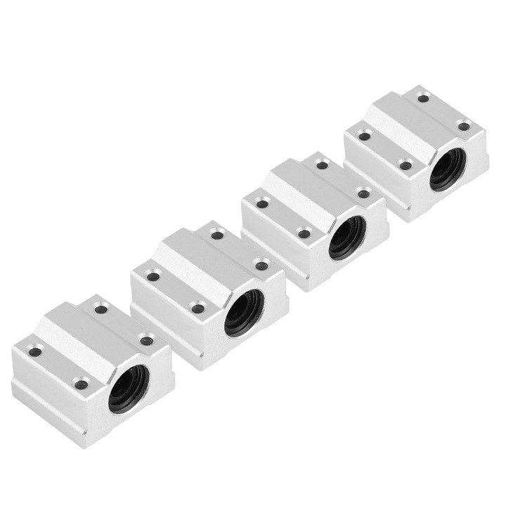 4 db SCS8UU lineáris csapágy készlet, 8x34.5mm, alumínium