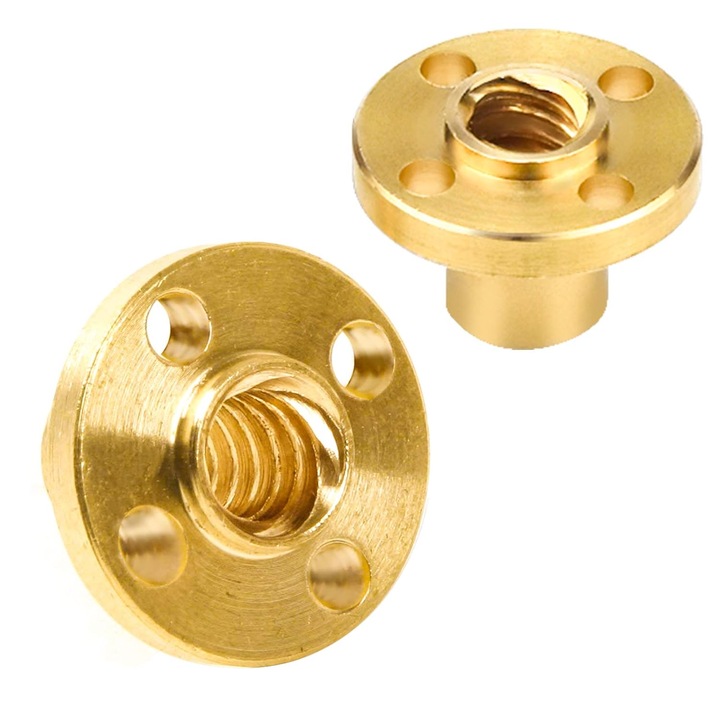 Piulita din alama pentru surub de plumb, Enforose, versatila, rezistenta la intemperii, durabila