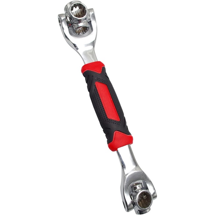 Cheie tubulara cu clichet 48 in 1, Tovbmup, multifunctionala, pentru reparatii auto/mobila, multicolor