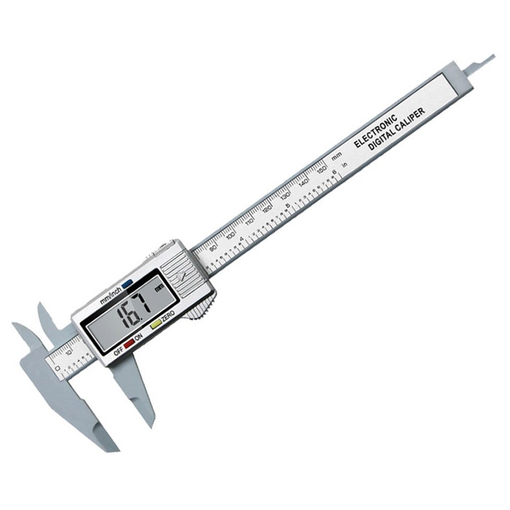 Micrometru electronic AMRINUGL, carbon, masurare patru directii, ajustare zero, ABS