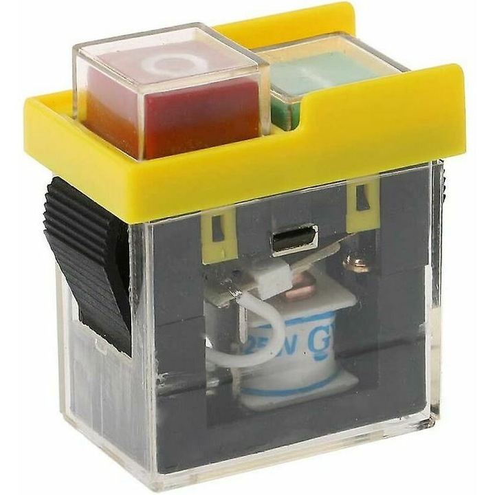Elektromágneses biztonsági kapcsoló KJD6, Tovbmup, 6A/250V, IP54, 50x49mm