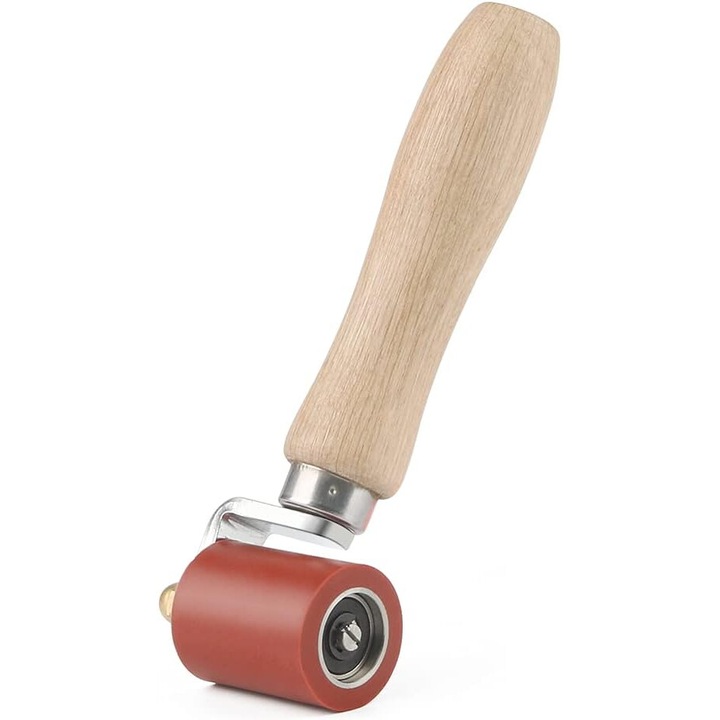 Set rola de presiune manuala Enforose, 40mm, silicon rezistent la temperaturi ridicate, rosu