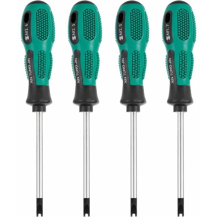 Professzionális kéziszerszámkészlet, AMRINUGL, mágneses U-típusú csavarhúzók, króm-vanádium acél szerkezet, csúszásmentes fogantyúk