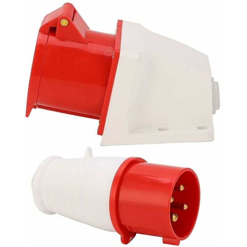 Set prize industriale Tovbmup, 380-415V 32A 4Pin, IP44, rezistent