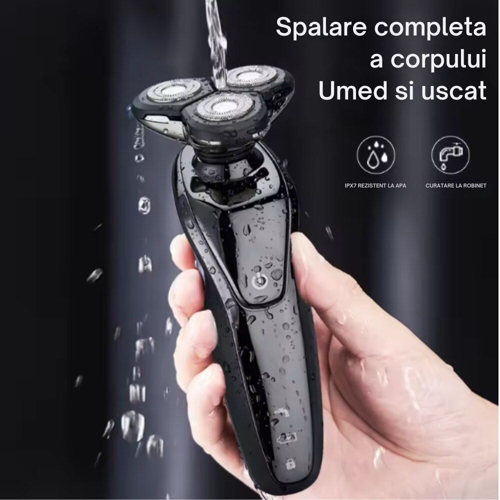 Aparat Ras Multifunctional 3 in 1 ELUZZO®, pentru fata cap si corp ...