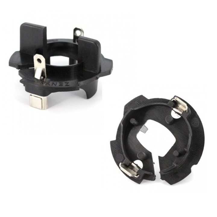 Set 2 Adaptoare Becuri Xenon H7, compatibilitate VW Golf V, Jetta, Caddy