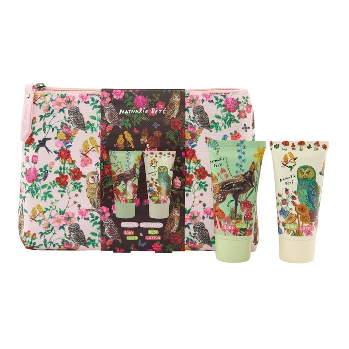 Heathcote & Ivory testápoló szett - Bergamot & Orange Blossom, Tusfürdő 50 ml, Testápoló krém 50 ml