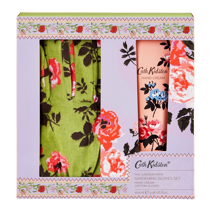 Kézkrém kesztyűvel Heathcote & Ivory - Rose & Hyacinth, 100 ml