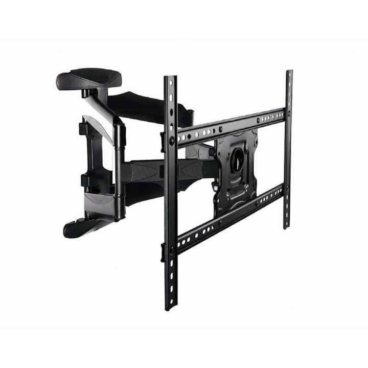 ТВ шкаф Gembird WM-75ST-01, с пълен ход, 32"-75", черен