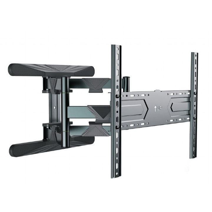 Стойка за телевизор Gembird WM-80ST-01, Full-motion, 40"-80", черна