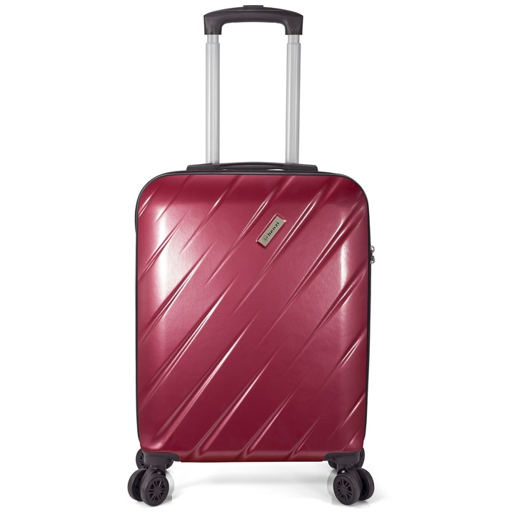 Nagy bőrönd Benzi BZ 5787, ABS, zárral TSA, 4 kerék, 76 cm, Gránát