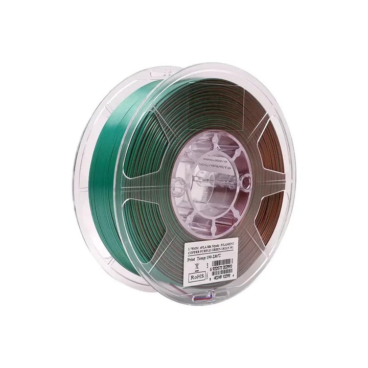 Filament eSUN ePLA -Silk Mystik 1.75 Triple Colors Copper Purple Green 1Kg