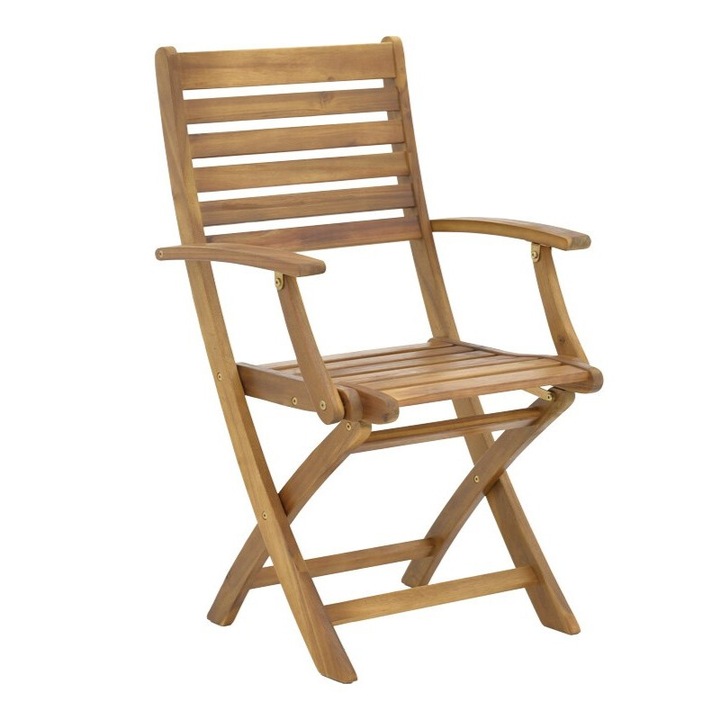 Стол Puzzle-home Горпо, Акациево дърво, 57x59x93см