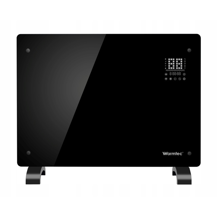 Hordozható melegítő, WARMTEC, 1000 W, Fekete