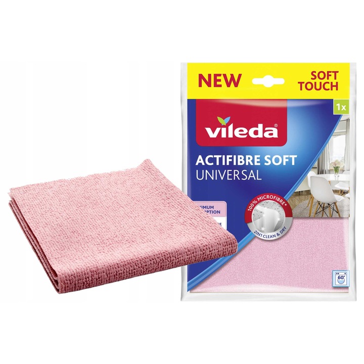 Törlőkendő univerzális VILEDA Actifibre 29x29 cm