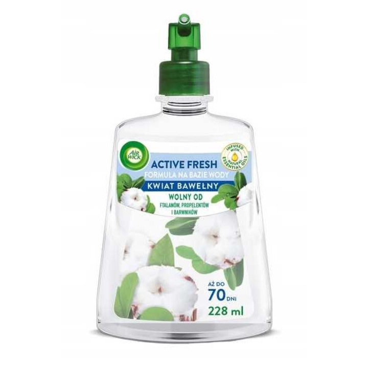 Reckitt Air Wick Active Fresh szobafrissítő, természetes esszenciák, 228ml