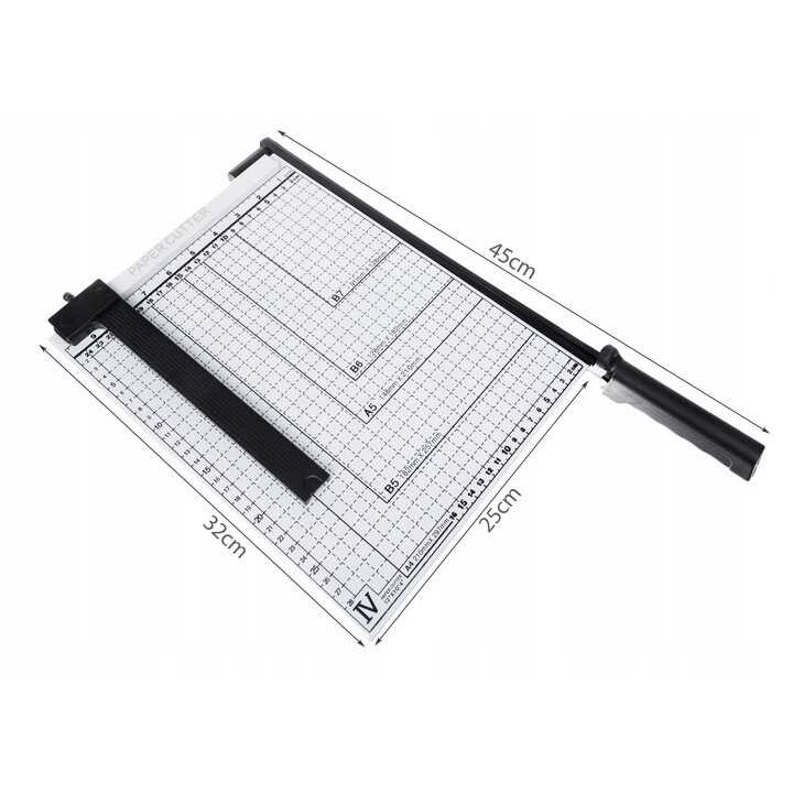 MAXY fém guillotine, G12528, A4-A7, 45x25cm, 1,2kg