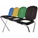 Suport pentru sortarea deseurilor, Pako, 4 statii, Multicolor, 80x127x40cm