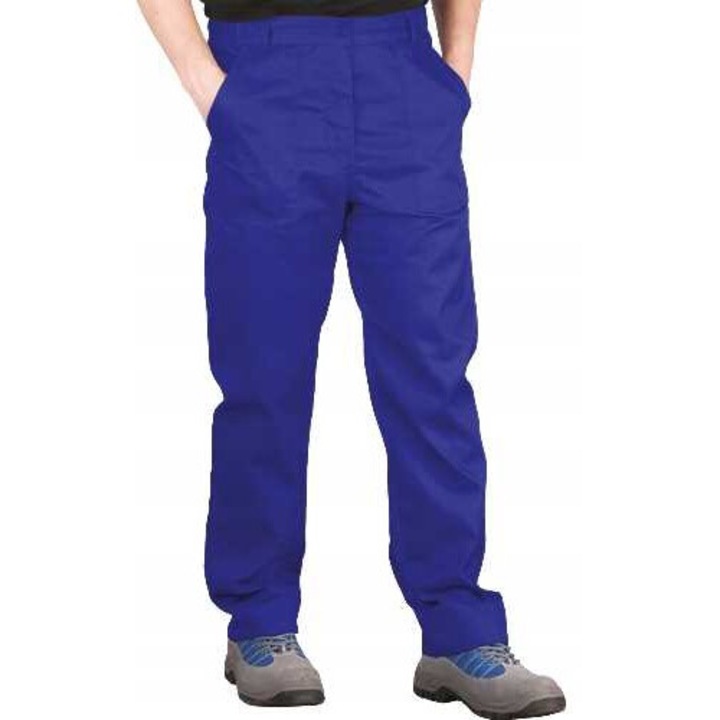 Pantaloni talie de protectie, croi clasic YES pentru lucru 52 Albastru
