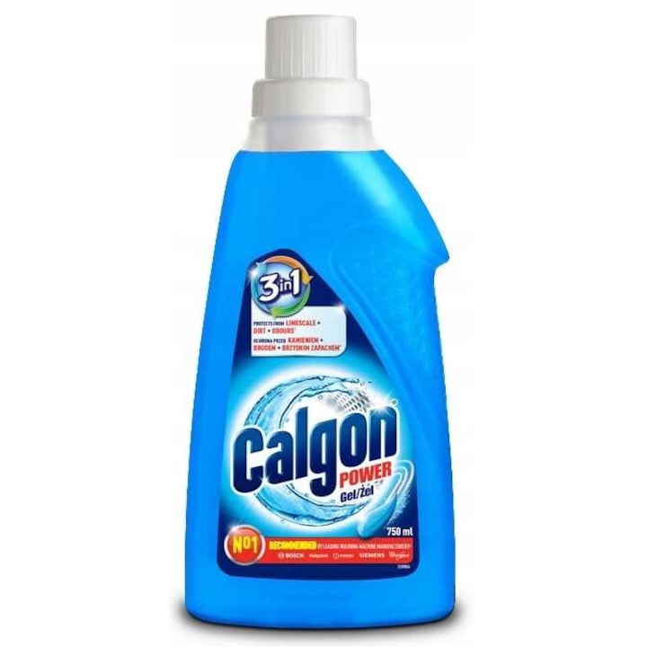 Calgon vízkőoldó, véd a vízkőtől, megakadályozza a kellemetlen szagokat, 0,89 kg, 750 ml