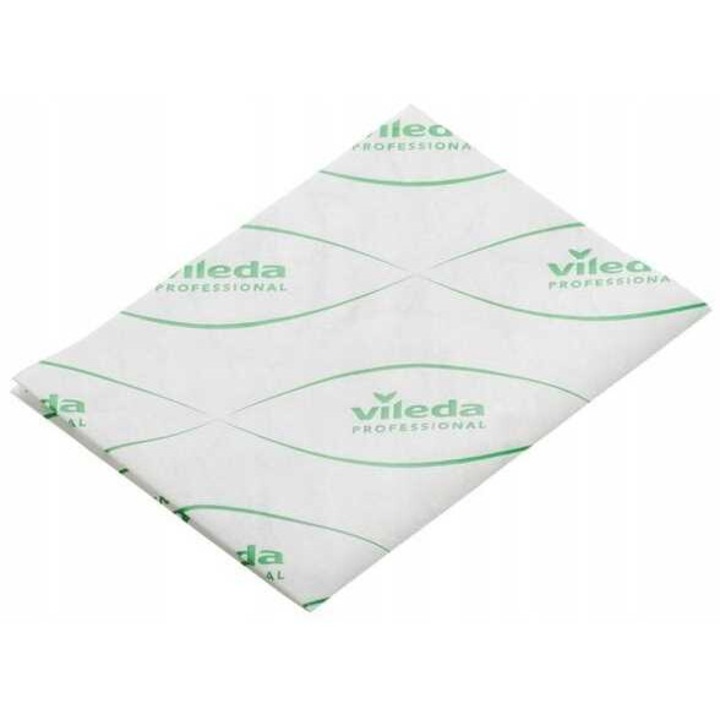 Laveta, Vileda Professional R-MicronSolo, verde, 30x40cm