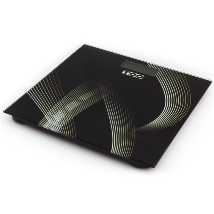 cantar de baie TOO BSC-210-B dungi alb-negru