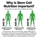 Cerule StemEnhance Ultra - Suportul suprem pentru celulele stem Supliment Alimentar Premium cu Alga AFA, Microalge de Apa Dulce si Macroalge Marine pentru Activarea Celulelor Stem, Regenerare Naturala, Recuperare si Incetinirea Semnelor Imbatranirii