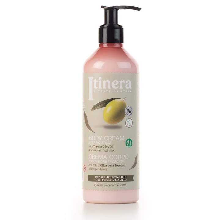 Itinera – Mélyhidratáló testápoló krém, Toscana olívaolaj (370 ml)