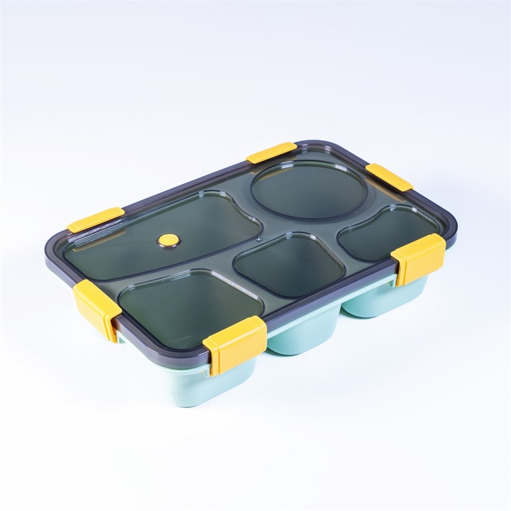Cutie alimentara, Iris, Plastic, 5 compartimente