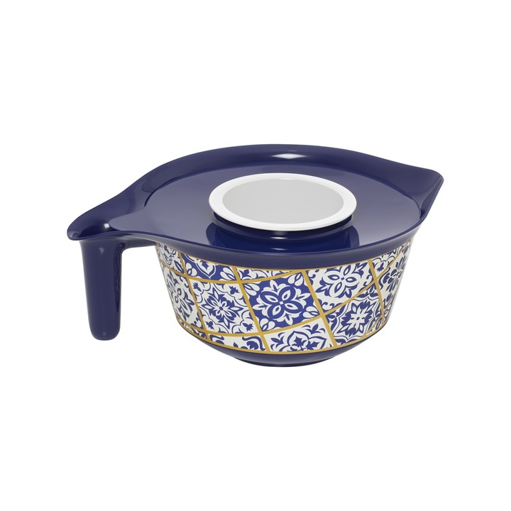 Bol de amestecare cu model IRIS Tile cu cleste 2.300ml