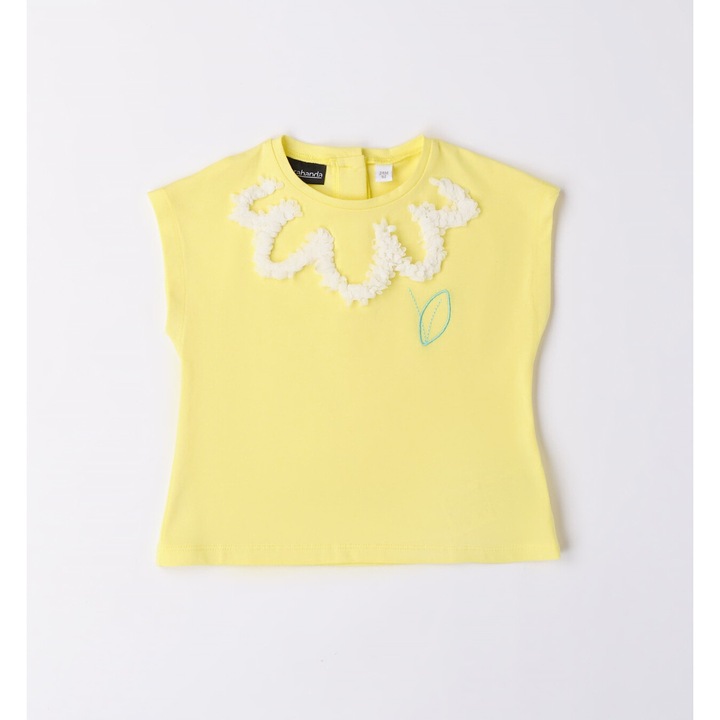 Nyomott póló lányoknak, Sarabanda, 0.6612, sárga, Sárga